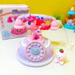 Adorable Unicorn Telephone With Music & Lights