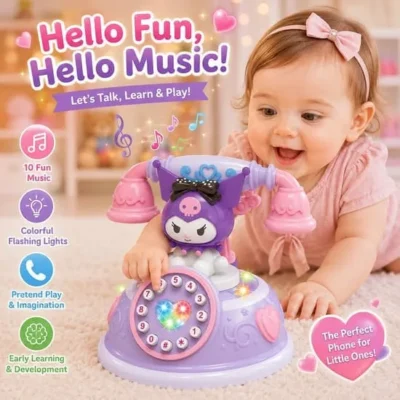 Kuromi Telephone With Lights And Music