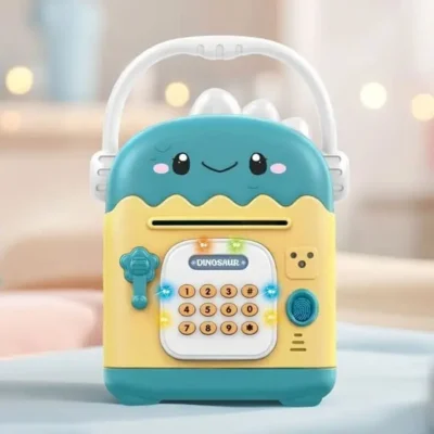 Musical Dinosaur Money Safe Bank For Kids