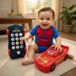 Musical Spiderman Car Phone For Kids