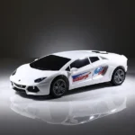 Revolving Car With Multi Color Lights