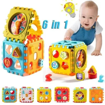 Early Learning Activity Cube Box