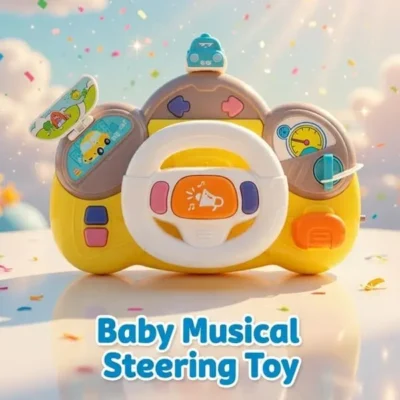 Musical Baby Car Steering Wheel Toy