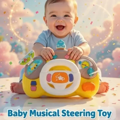 Musical Baby Car Steering Wheel Toy