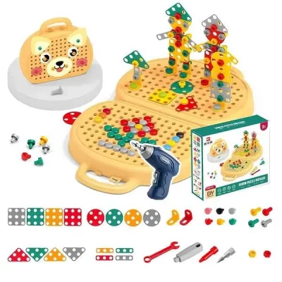 Creative Drill & Screw Puzzle Suitcase