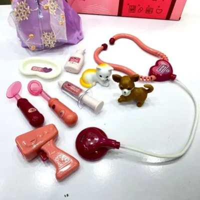 Kids Pretend Doctor Play Set With Doll
