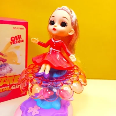 Petal Rotating Doll Toy