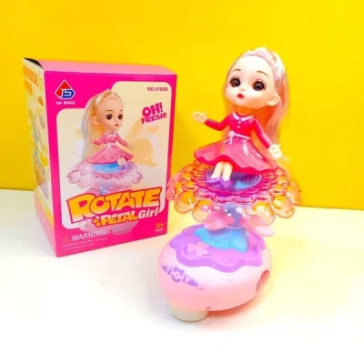 Petal Rotating Doll Toy