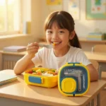 Bento School Lunch Box With Spoon
