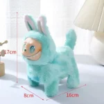 Electric Walking Barking Plush Labubu Toy