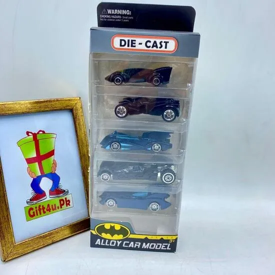 Ultimate Batman Theme Racing Cars - Pack of 5 - Gift4u.Pk