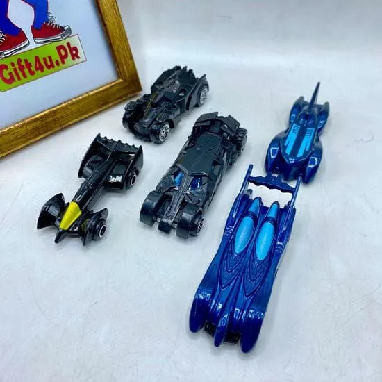 Ultimate Batman Theme Racing Cars - Pack of 5 - Gift4u.Pk
