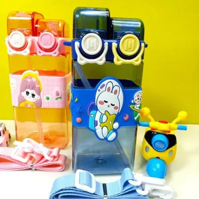 Double-Bin Sipper Kids Water Bottle