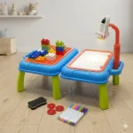 Drawing Projector and Blocks Table For Kids