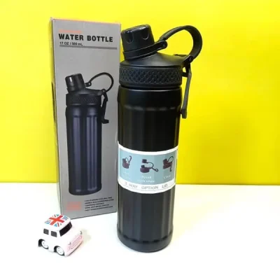 Gym Hour Stainless Steel Water Bottle