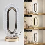 LED Oval Shaped Crystal Decorative Light Lamp