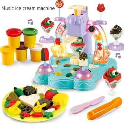 Musical Ice Cream Machine Color Mud Set