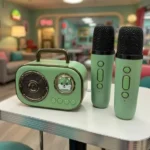 Retro Style Bluetooth Speaker With Mics