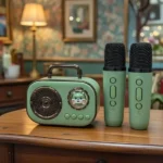 Retro Style Bluetooth Speaker With Mics