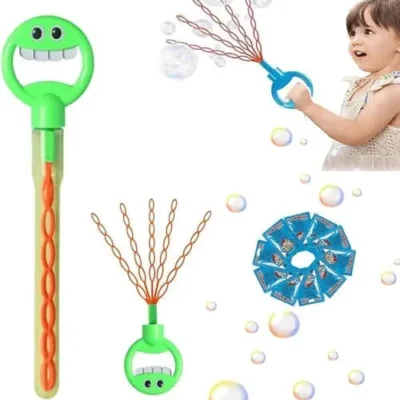 Smiling Face Bubble Stick For Kids
