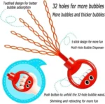 Smiling Face Bubble Stick For Kids