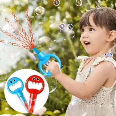 Smiling Face Bubble Stick For Kids