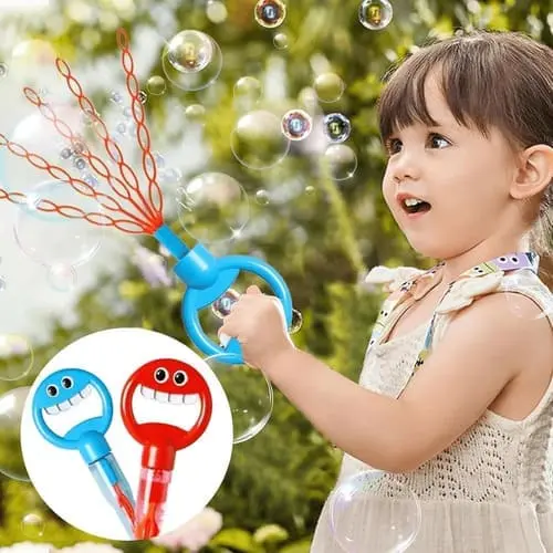 Smiling Face Bubble Stick For Kids (3) Smiling Face Bubble Stick For Kids