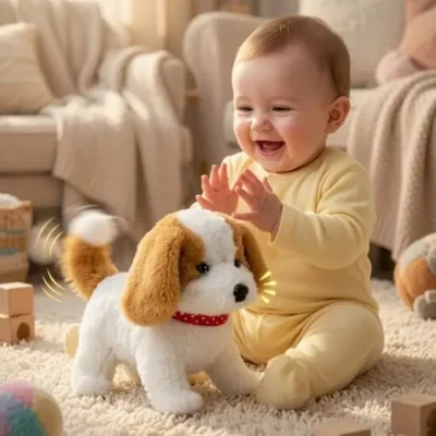 Adorable Walking Puppy With Cute Voices