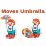 Rotating Umbrella Electric Stunt Clown Toy