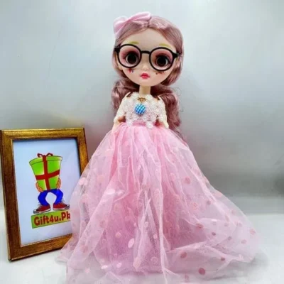 Fashion Doll With Floral Dress
