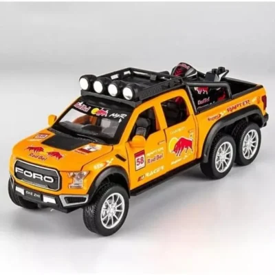 Ford F150 Car Model With Mini Heavy Bike