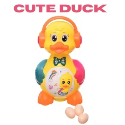 Headphone Duck Toy With Lay Eggs