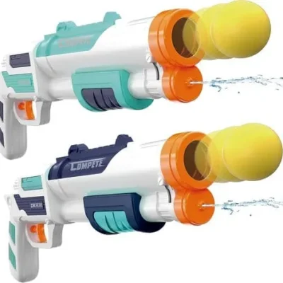 2 in 1 Soft Balls and Water Gun For Kids