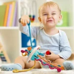 Montessori Pull-String Train Toy