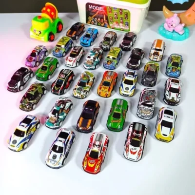 Pack of 30 Pull Back Cars For Kids