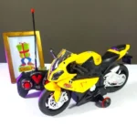 Remote Control Musical Heavy Bike For Kids