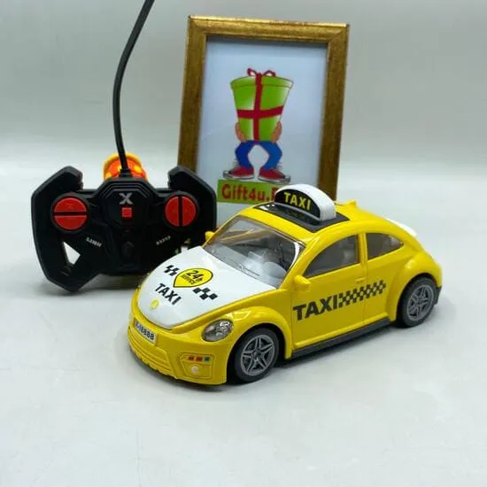 Remote Control Taxi With Sound & Lights (3) Remote Control Taxi With Sound & Lights