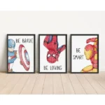 Avengers Wall Frame For Kids Room