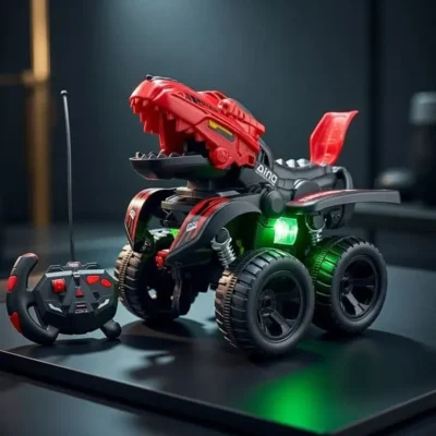 Remote Control Stunt Dinosaur Motorcycle
