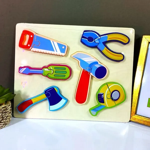 Wooden Tools Educational Puzzle For Kids