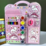 Kids Stationery Set With Colors Pencils