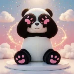 Magnetic Stuffed Panda