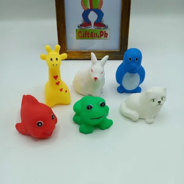 Cute Animals Baby Chu Chu Bath Toys