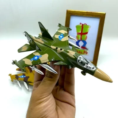 Metallic Fighter Jet With Music And Light