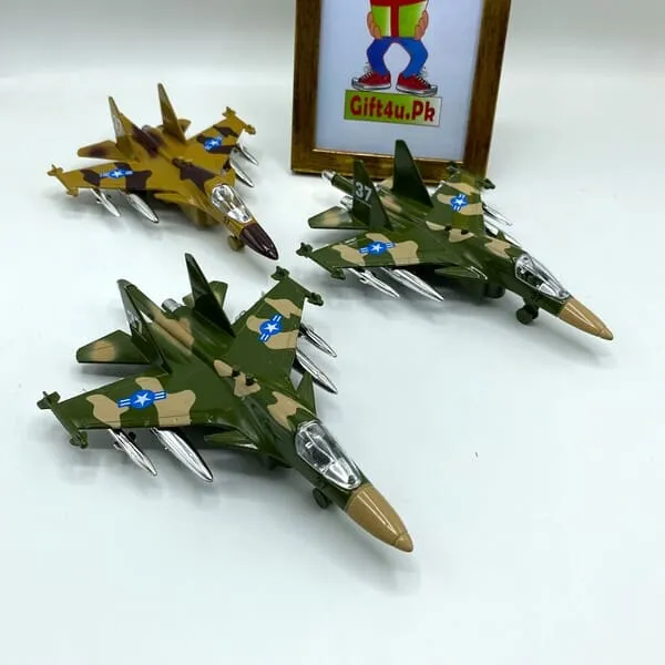 Metallic Fighter Jet With Music And Light