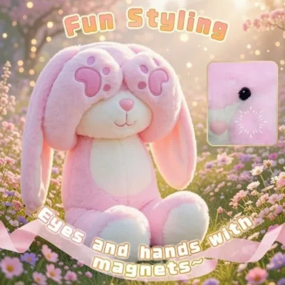 Magnetic Stuffed Bunny