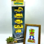 Metallic Minions Cars - Pack of 6