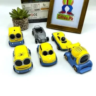 Metallic Minions Cars - Pack of 6