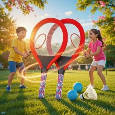 Rackets Set For Kids With Soft Balls