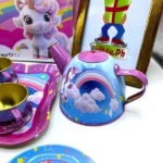 Unicorn Metallic Tea Set For Kids